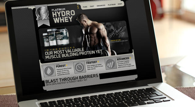 Optimum Nutrition Platinum Hydro Whey website