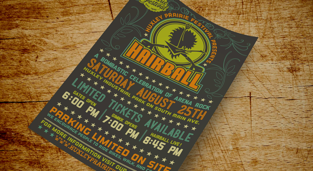 Huxley Prairie Festival Posters